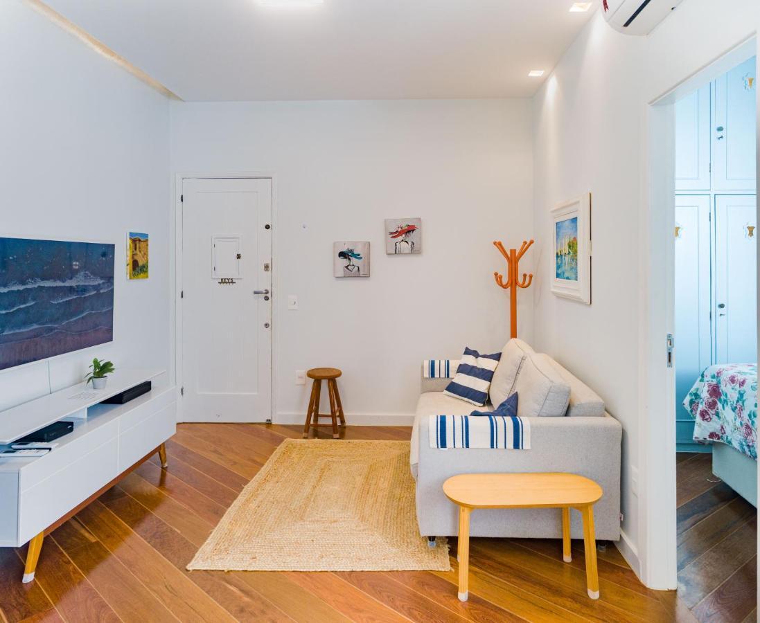 Quarto E Sala Coracao Do Leblon Rio de Janeiro Bagian luar foto